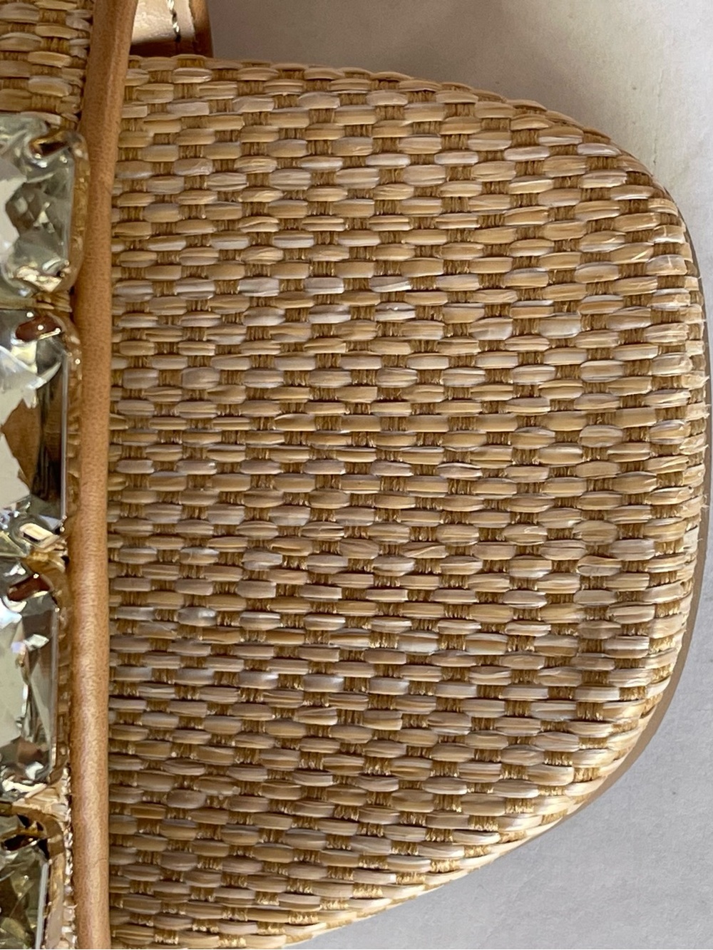 a new day Rhinestone Buckle Tan Kelsey Slide Sandals - Picture 9 of 12
